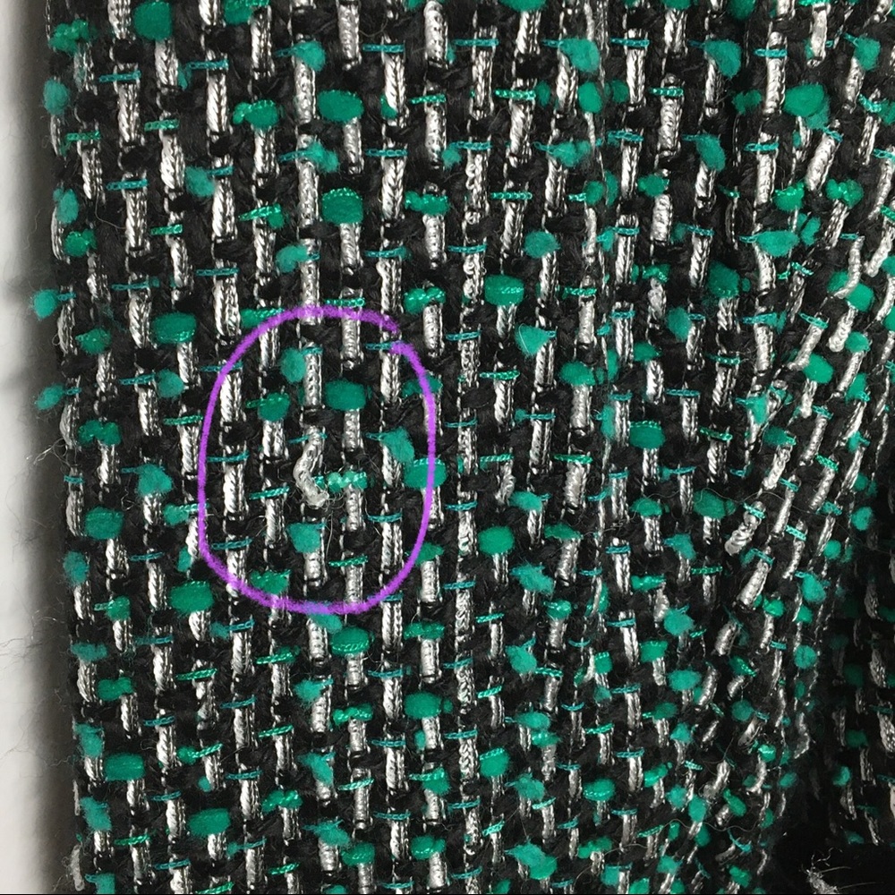Vintage Open Blazer by VARIATIONS textured fringe - Picture 12 of 14
